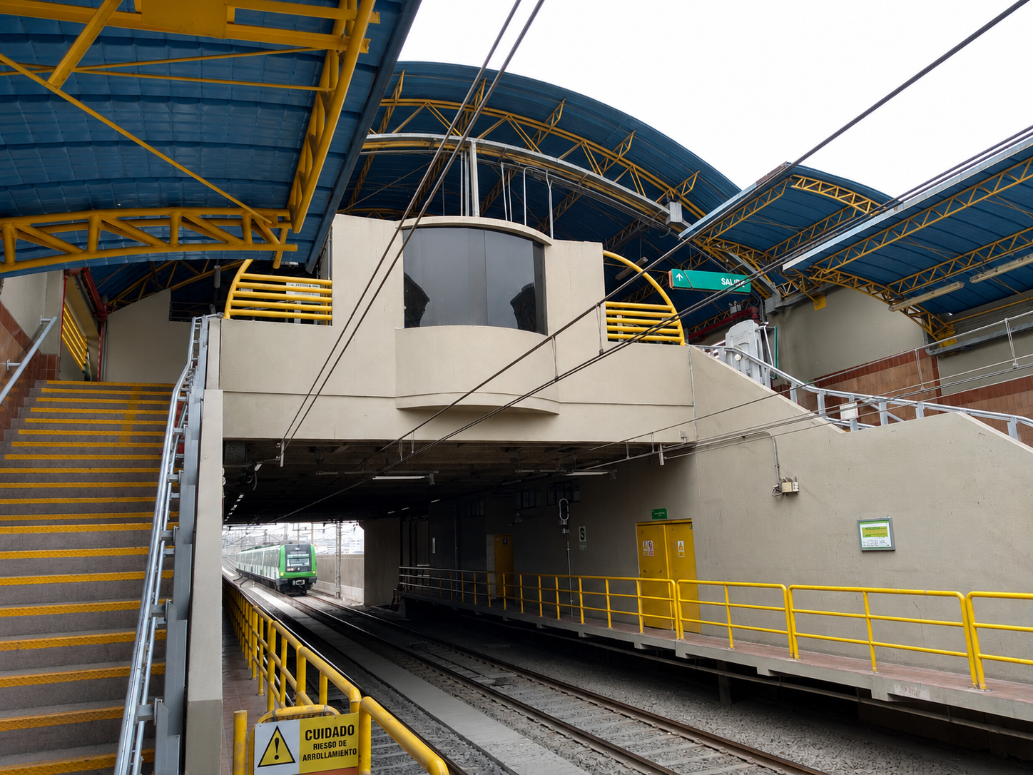 Estación Pumacahua del tren eléctrico intervenida